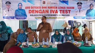 Pemkot Tanjungbalai Gelar Gebyar Pemeriksaan IVA Test