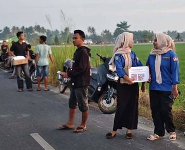 Karang Taruna Rawang Galang Dana untuk Penderita Kanker