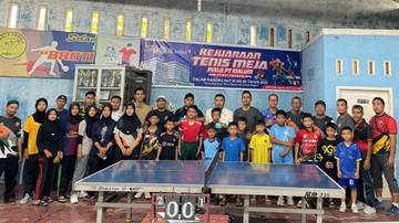 PTMSI Asahan Gelar Kejuaraan Tenis Meja Piala Inalum