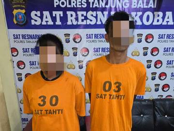 Polres Tanjungbalai Tangkap 2 Orang Pengedar Sabu