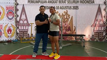 Atlet Angkat Berat Asahan Raih Juara II Kejurnas