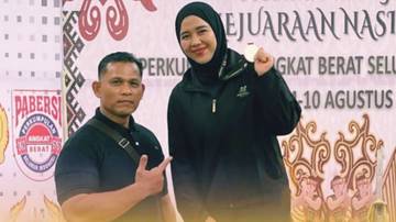 Citra Silaen Raih Medali Perak Kejurnas Angkat Berat