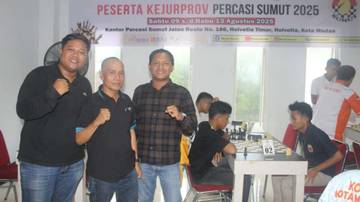 Andi Abdul Rahim Dukung Atlet Catur Kota Tanjungbalai