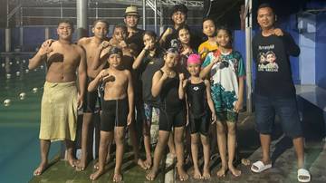 Ketua FAI Asahan Berikan Semangat kepada Atlet Renang