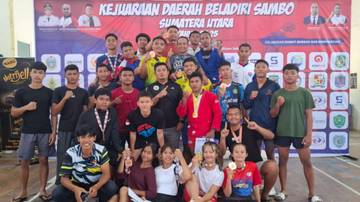 Asahan Juara Umum Kejurda Sambo Sumut 2025