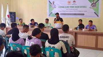 Ketua KONI Asahan Buka Coaching Clinic Gateball