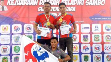 Atlet Sambo Tanjungbalai Siap Berlaga di PON Beladiri