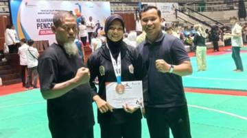 Pesilat Asahan, Diva Tania Raih Perunggu Kejurnas Remaja