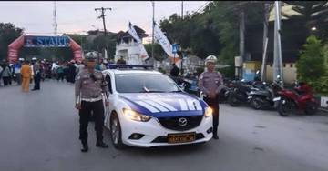 Satlantas Polres Tanjungbalai Amankan Car Free Day