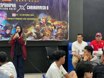 Chairunnisa Buka Turnamen Mobile Legends di Tanjungbalai