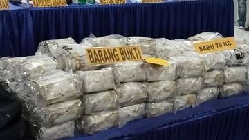 Polres Asahan Gagalkan Penyelundupan 76 Kilogram Sabu