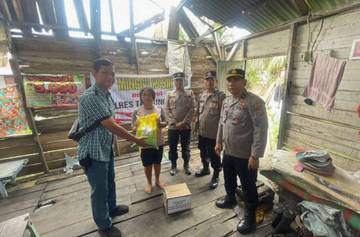 Rosmawati Marpaung Apresiasi Bantuan Paket Sembako Polres Tanjungbalai 