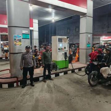 Polsek STR Cegah Penimbunan BBM