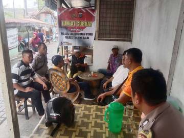 Polsek TBU Serap Aspirasi Warga