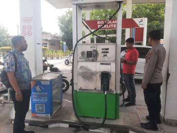 Polisi Pastikan Stok BBM Tanjungbalai Aman Terkendali