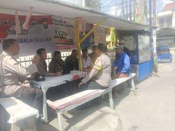 Polsek TBS Ingatkan Warga Jauhi Narkoba