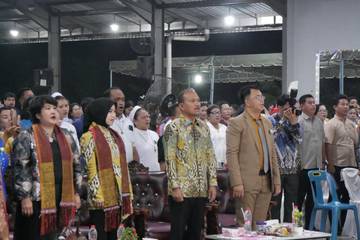 Wali Kota Tanjungbalai Hadiri Natal Bersama Umat Kristiani