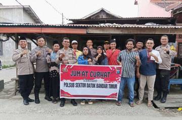 Polres Tanjungbalai Serap Aspirasi Warga Melalui Jumat Curhat