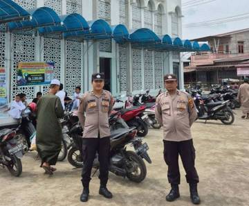 Polres Tanjungbalai Siagakan Personel ke Masjid 