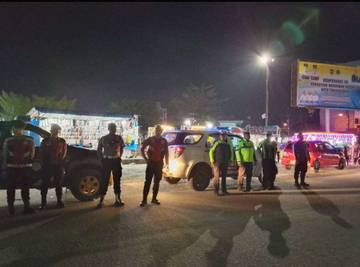 Personel Polres Tanjungbalai Patroli Tekan Angka Kriminalitas