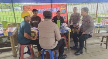 Polsek Datuk Bandar Serap Aspirasi Masyarakat. 