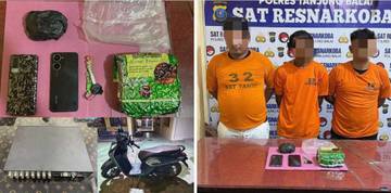 Polres Tanjungbalai Gagalkan Peredaran 1 Kg Sabu 
