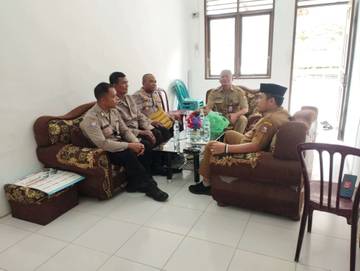 Sat Binmas Polres Tanjungbalai Sambangi Kantor Lurah