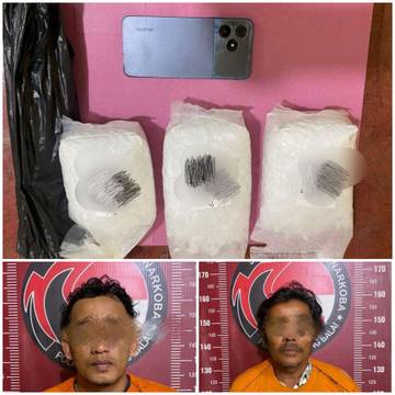 Polisi Tangkap Dua Pengedar Kokain di Tanjungbalai