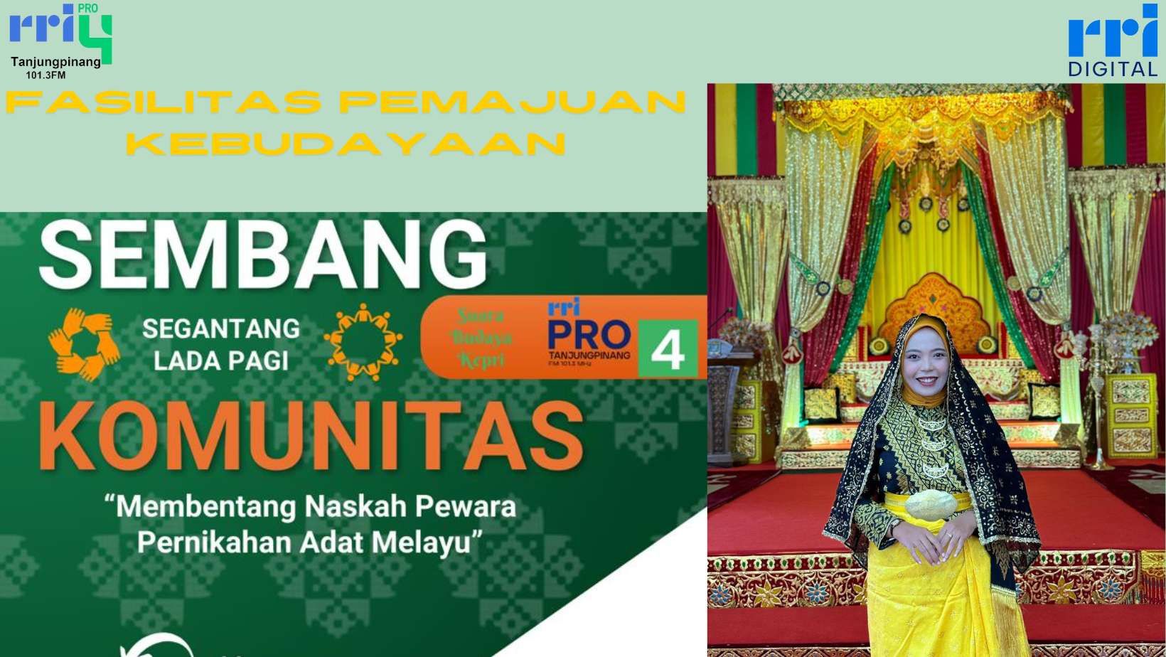 Fasilitas Pemajuan Kebudayaan - RRI.co.id