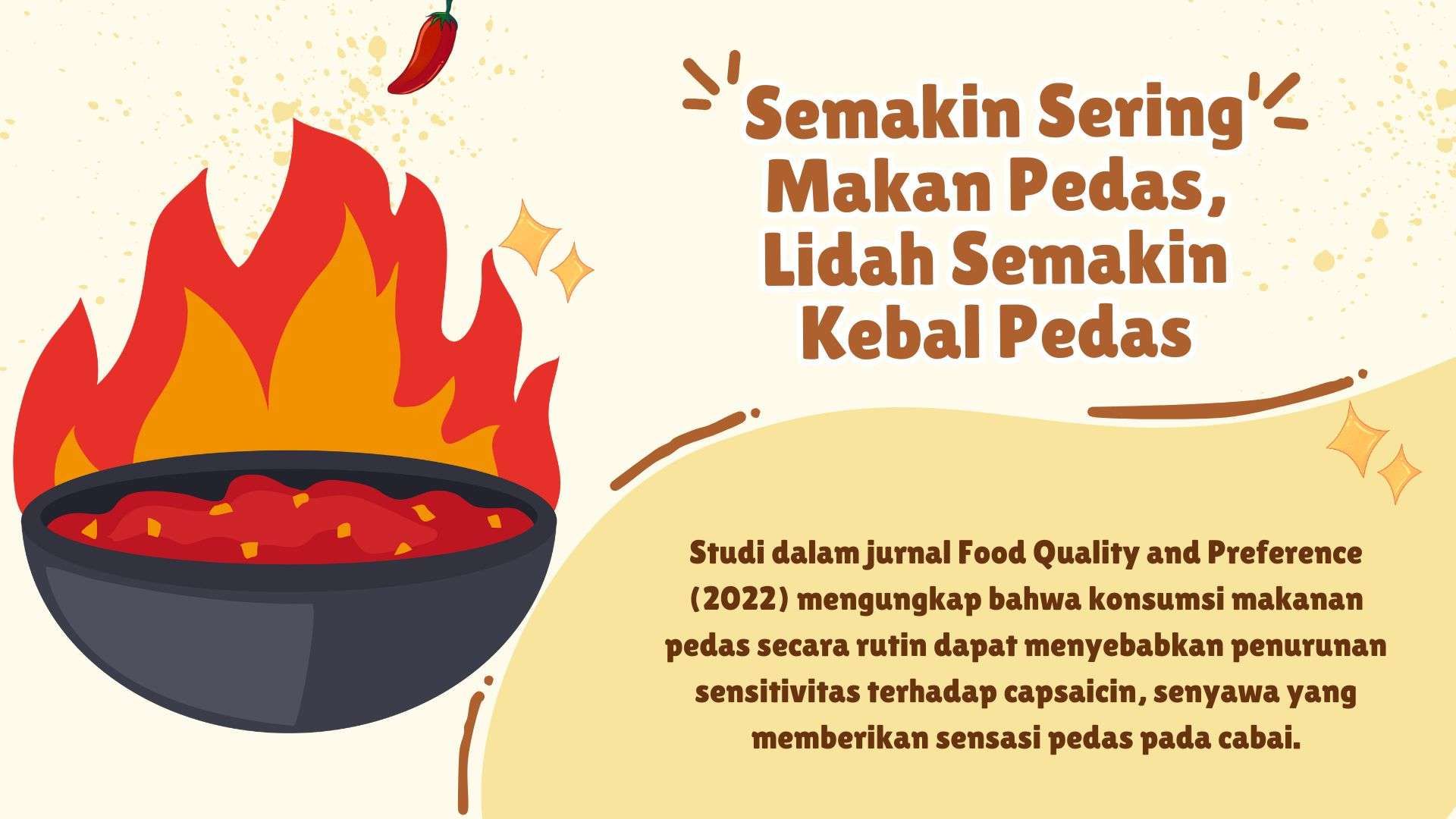 Semakin Sering Makan Pedas, Lidah Semakin Kebal Pedas - RRI.co.id