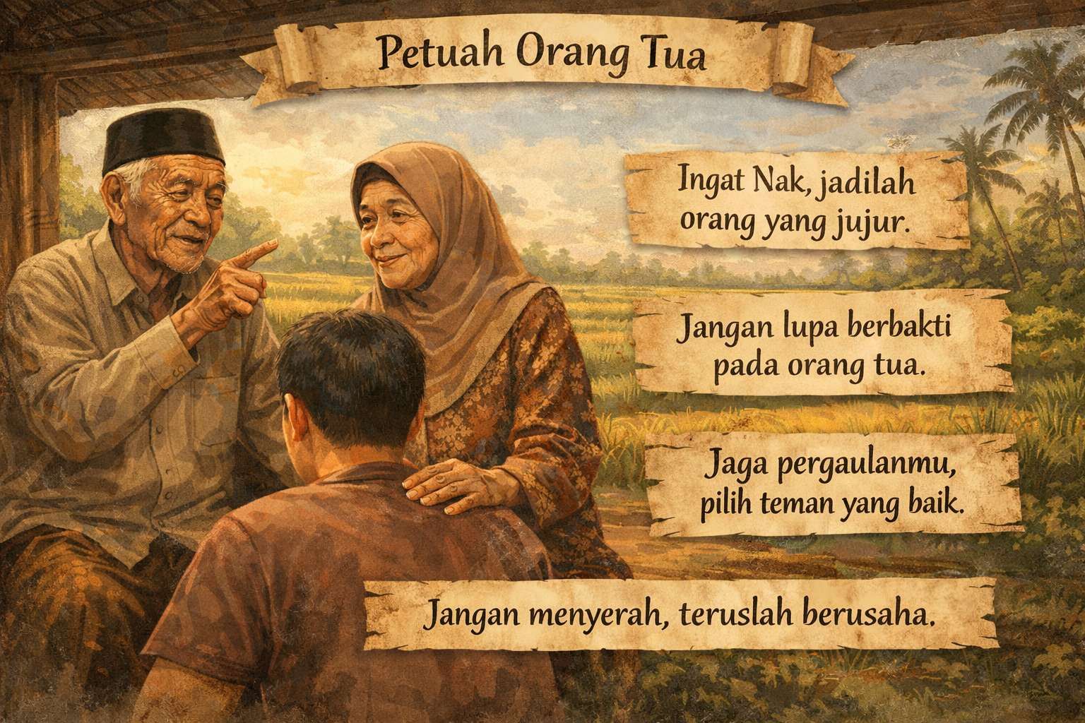 Petuah Orang Tua, Warisan Nilai yang Menuntun Generasi