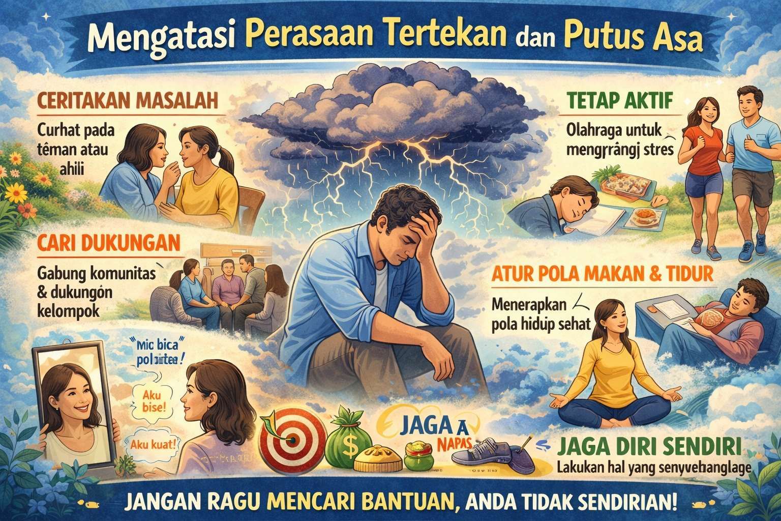 Mengatasi Perasaan Tertekan dan Putus Asa