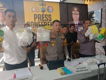 Satresnarkoba Tanjungpinang Bersama Mabes Polri Ungkap Jaringan Sabu Internasional