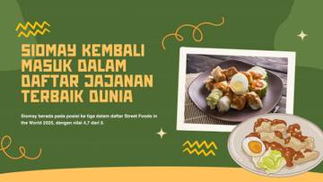 Siomay Kembali Masuk dalam Daftar Jajanan Terbaik Dunia