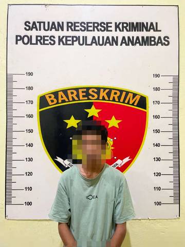 Seorang Pria Inisial RA Diamankan Polres Anambas