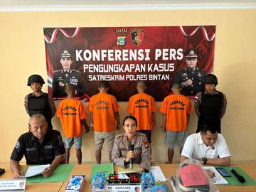 Polres Bintan Tangkap Pelaku Penganiayaan di Galang Batang