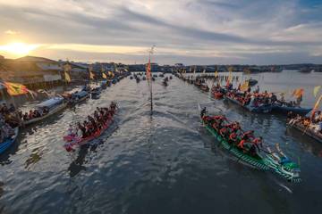 Lomba Perahu Naga, Angkat Budaya dan Pariwisata Tanjungpinang   