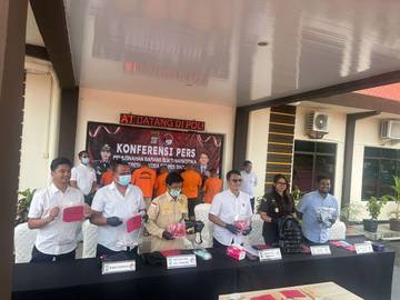 Satresnarkoba Polres Bintan Menangkap Tersangka Kurir Sabu 