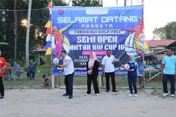 Semarak Turnamen Bola Voli Sebong Lagoi 2025