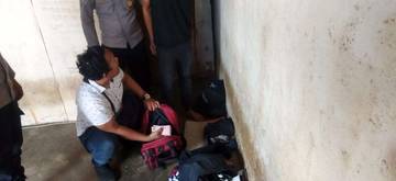 Polsek Gunung Kijang Tangkap Pelaku Pencurian Kios