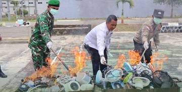  Lapas Narkotika Tanjungpinang Musnahkan Barang Hasil Razia