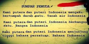 3 Poin Makna dari  Butir Sumpah Pemuda