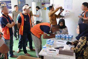 Lapas Narkotika Tanjungpinang Gelar Tes Urine Berkala