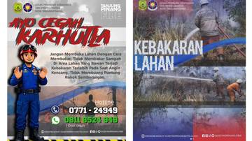 Larangan Bakar Lahan, Damkar Tanjungpinang Keluarkan Imbauan