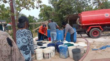 Musim Kemarau, BPBD Tanjungpinang Supply 25 Ton Air 