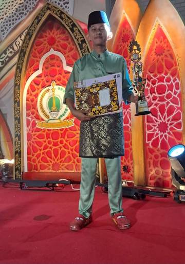 Zaidan Raih Juara I Tilawah Remaja MTQH XX