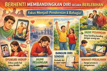 Berhenti Bandingkan Diri Secara Berlebihan Demi Kesehatan Mental