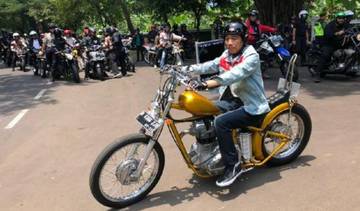 Chopperland RI 1 (Jokowi) Menjadi kenangan saat "Blusukan" ke daerah