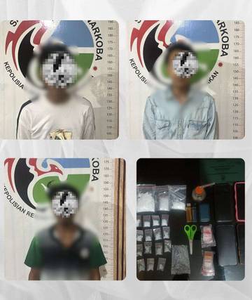 Tangkap Tiga Pengedar, Sebanyak 22 Bungkus Sabu Diamankan
