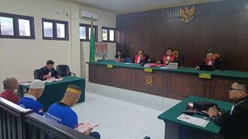 Seorang ABK Kapal Berikan Kesaksian di Persidangan Sabu 74 Kg 